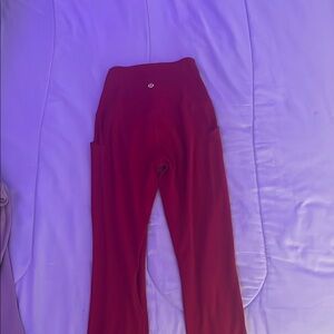 Lululemon Athletica Burgundy Leggings